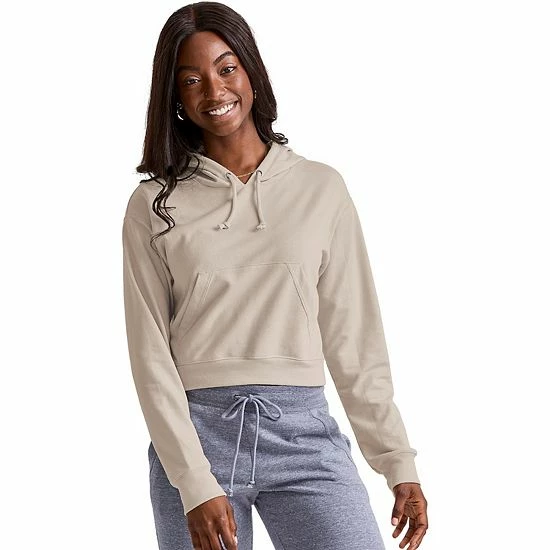 Women's Hanes® Cropped Fleece Hoodie Concrete Pe Heather Women's Hanes® Cropped Fleece Hoodie Concrete Pe Heather -Hanes Shop unnamed file 1751