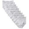 Men's Hanes® Classics 7-pack + 2 Bonus Full-Cut White Briefs