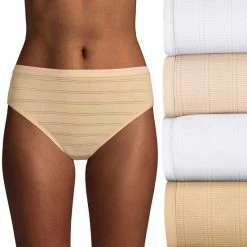 Hanes Ultimate® 4-pack Breathable Comfort Flex Fit Hi Cut Panty Set 43CFF4 Buff Taupe Asst -Hanes Shop unnamed file 1846