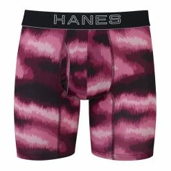 Men's Hanes Ultimate® Comfort Flex Fit® Lightweight Mesh Trunk Briefs Red