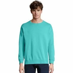 Men's Hanes® ComfortWash Garment-Dyed Fleece Sweatshirt Mint 9 Men's Hanes® ComfortWash Garment-Dyed Fleece Sweatshirt Mint -Hanes Shop unnamed file 1915