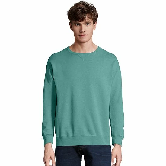 Men's Hanes® ComfortWash Garment-Dyed Fleece Sweatshirt Mint Men's Hanes® ComfortWash Garment-Dyed Fleece Sweatshirt Mint -Hanes Shop unnamed file 1918