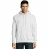Men's Hanes® EcoSmart Fleece Pullover Hoodie Pale Pink
