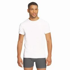 Men's Hanes Ultimate® 4-pack + 1 Bonus ComfortBlend Crewneck Tees