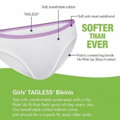 Girls Hanes Ultimate® Cotton Bikini Panties 14+1 Bonus Pack Multi Color 2 Girls Hanes Ultimate® Cotton Bikini Panties 14+1 Bonus Pack Multi Color -Hanes Shop unnamed file 1956