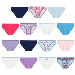 Girls Hanes Ultimate® Cotton Bikini Panties 14+1 Bonus Pack Multi Color 3 Girls Hanes Ultimate® Cotton Bikini Panties 14+1 Bonus Pack Multi Color -Hanes Shop unnamed file 1957
