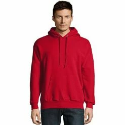 Men's Hanes® EcoSmart Fleece Pullover Hoodie Pale Pink -Hanes Shop unnamed file 197