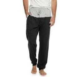Men's Hanes® 1901 French Terry Pajama Jogger Pants Blue