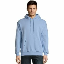 Men's Hanes® EcoSmart Fleece Pullover Hoodie Pale Pink -Hanes Shop unnamed file 207