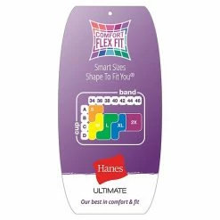 Hanes Ultimate® Bra: Comfy Support Wire-Free T-Shirt Bra HU11 Nude Mini Stripe -Hanes Shop unnamed file 2088