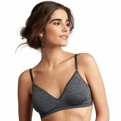 Hanes Ultimate® Bra: Comfy Support Wire-Free T-Shirt Bra HU11 Nude Mini Stripe -Hanes Shop unnamed file 2100