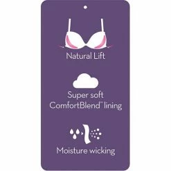 Hanes Ultimate® Bras: Soft Natural Lift T-Shirt Bra DHHU20 White Stripe -Hanes Shop unnamed file 2131