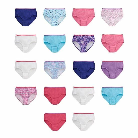 Girls Hanes Ultimate® Cotton Brief Panties 14+4 Bonus Pack Girls Hanes Ultimate® Cotton Brief Panties 14+4 Bonus Pack -Hanes Shop unnamed file 231