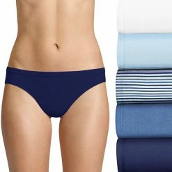 Women's Hanes® 5-Pack Ultimate Comfortsoft® Stretch Bikini Panty Set 42W5CS Fawn Asst -Hanes Shop unnamed file 287