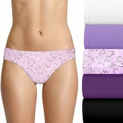 Women's Hanes® 5-Pack Ultimate Comfortsoft® Stretch Bikini Panty Set 42W5CS Fawn Asst -Hanes Shop unnamed file 290