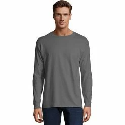 Men's Hanes® Beefy Heavyweight Tee Light Steel -Hanes Shop unnamed file 304