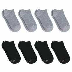 Women's Hanes Ultimate® Cool Comfort® 8-Pack Cushioned No-Show Socks Black -Hanes Shop unnamed file 316