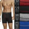 Men's Hanes® 4-pack Sport X-Temp Comfort Boxer Briefs Black Gray