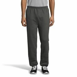 Men's Hanes Ultimate® Cotton Cinched-Leg Sweatpants Black