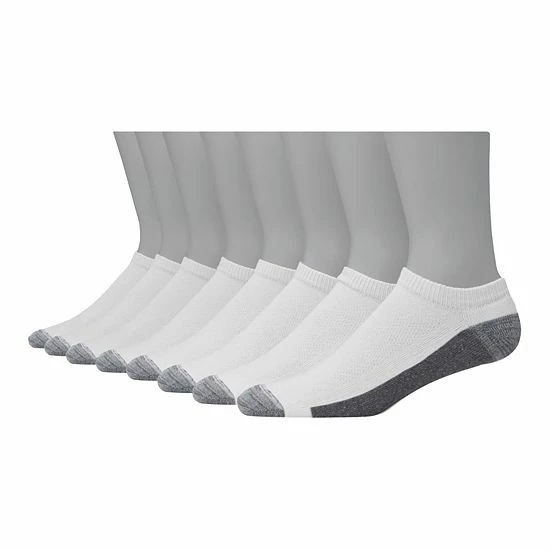 Men's Hanes Ultimate® 8-pack X-Temp Ultra Cushion Low-Cut Socks Grey Marl 1 Men's Hanes Ultimate® 8-pack X-Temp Ultra Cushion Low-Cut Socks Grey Marl