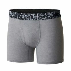 Boys 6-20 Hanes Ultimate® Stretch Boxer Briefs With Comfort Flex® Waistband And Cool Comfort® Black Gray -Hanes Shop unnamed file 395