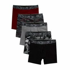Boys 6-20 Hanes Ultimate® Stretch Boxer Briefs With Comfort Flex® Waistband And Cool Comfort® Black Gray -Hanes Shop unnamed file 396