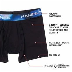 Men's Hanes® 4-pack Sport X-Temp Air Mesh Boxer Briefs Green Assorted -Hanes Shop unnamed file 404
