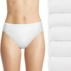 Women's Hanes Ultimate® 6-Pack Breathable Cotton Hi Cut Panty 43H6CC Nude Asst