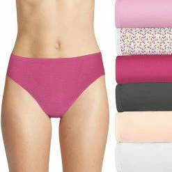 Women's Hanes Ultimate® 6-Pack Breathable Cotton Hi Cut Panty 43H6CC Nude Asst -Hanes Shop unnamed file 412