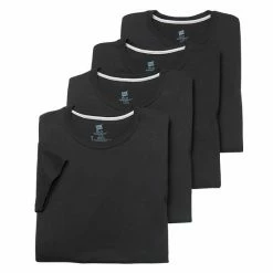 Men's Hanes Ultimate® 4-pack Slim-Fit Tees Black -Hanes Shop unnamed file 423