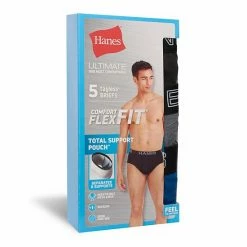Men's Hanes Ultimate® 5-Pack Comfort Flex Fit Total Support Pouch Briefs -Hanes Shop unnamed file 426