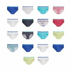 Girls Hanes UltimateĀ® Cotton Hipster Panties 14+4 Bonus Pack