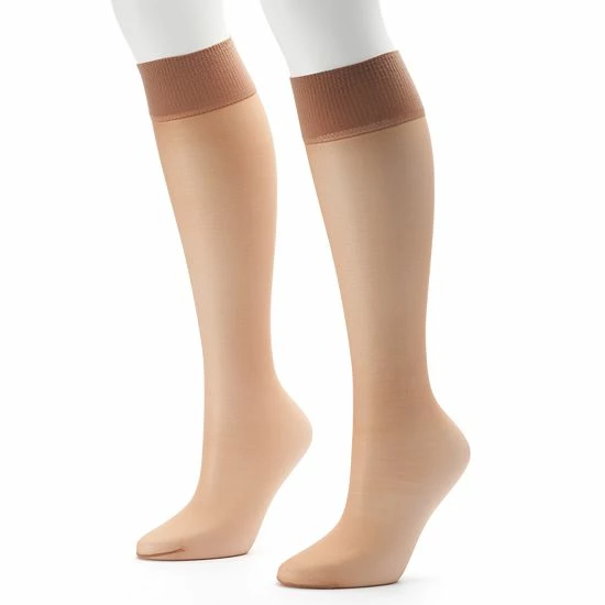 Hanes® Alive 2-pk. Full Support Knee-High Pantyhose 0A446 Jet Hanes® Alive 2-pk. Full Support Knee-High Pantyhose 0A446 Jet -Hanes Shop unnamed file 504