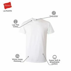 Men's Hanes Ultimate® 6-pack ComfortSoft 6-pack + 1 Bonus Tees -Hanes Shop unnamed file 528