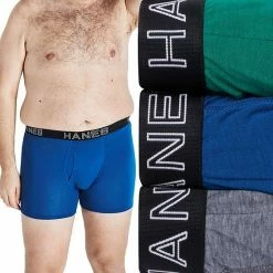 Big & Tall Hanes Ultimate® Comfort Flex Fit® Total Support Pouch® 3-Pack Boxer Brief Assorted -Hanes Shop unnamed file 543