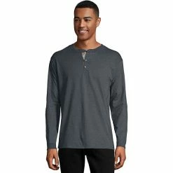 Men's Hanes® Beefy Heavyweight Henley Mulled Berry -Hanes Shop unnamed file 646