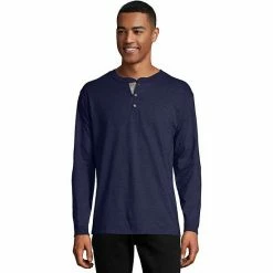 Men's Hanes® Beefy Heavyweight Henley Mulled Berry -Hanes Shop unnamed file 651