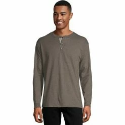 Men's Hanes® Beefy Heavyweight Henley Mulled Berry -Hanes Shop unnamed file 654