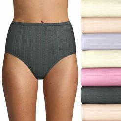 Women's Hanes Ultimate® 6+1 Bonus Pack Cotton Brief Panty Set 40H7CC Light Buff -Hanes Shop unnamed file 658