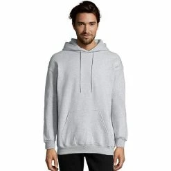 Men's Hanes Ultimate® Fleece Pullover Hoodie Black -Hanes Shop unnamed file 697