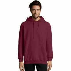 Men's Hanes Ultimate® Fleece Pullover Hoodie Black -Hanes Shop unnamed file 699