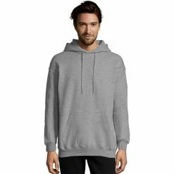 Men's Hanes Ultimate® Fleece Pullover Hoodie Black -Hanes Shop unnamed file 702