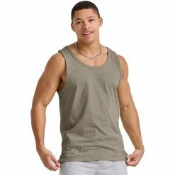 Men's Hanes Originals Tri-blend Tank Blue Jay Pe Heather -Hanes Shop unnamed file 732
