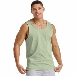 Men's Hanes Originals Tri-blend Tank Blue Jay Pe Heather -Hanes Shop unnamed file 733