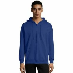 Men's Hanes Ultimate® Fleece Full-Zip Hoodie Dark Chocolate -Hanes Shop unnamed file 743