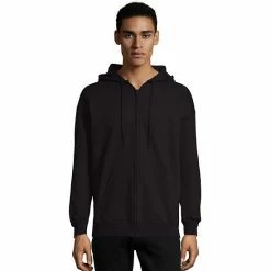 Men's Hanes Ultimate® Fleece Full-Zip Hoodie Dark Chocolate -Hanes Shop unnamed file 747