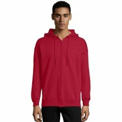 Men's Hanes Ultimate® Fleece Full-Zip Hoodie Dark Chocolate -Hanes Shop unnamed file 750