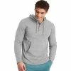 Men's Hanes Originals Tri-blend Jersey Hoodie Blue Jay Pe Heather