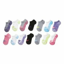Girls Hanes Ultimate® 14-Pack Cool Comfort® No-Show Socks