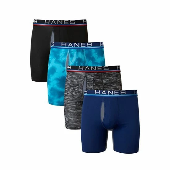 Men's Hanes Sport™ 4-Pack X-Temp® Total Support Pouch™ Long-Leg Boxer Briefs Men's Hanes Sport™ 4-Pack X-Temp® Total Support Pouch™ Long-Leg Boxer Briefs -Hanes Shop unnamed file 785